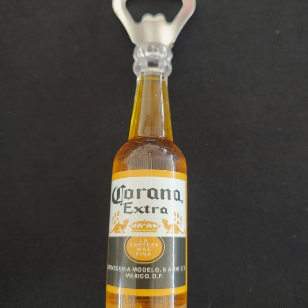 Corona Extra Bottle Opener - Silver and Yellow